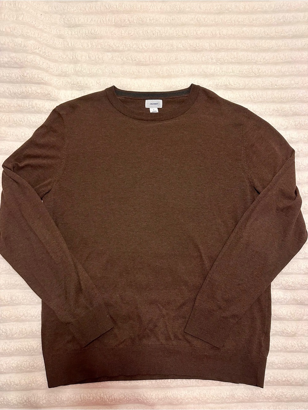 Old Navy Men's Crewneck Sweater in Brown